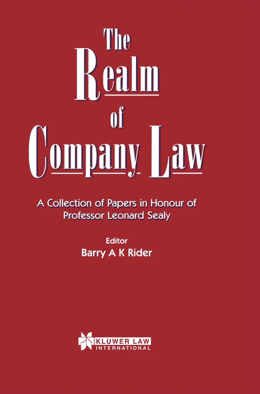 The Realm of Company Law: A Collection of Papers in Honour of Professor Leonard Sealy - Image 1