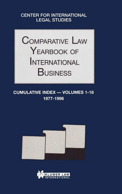 Comparative Law Yearbook of International Business