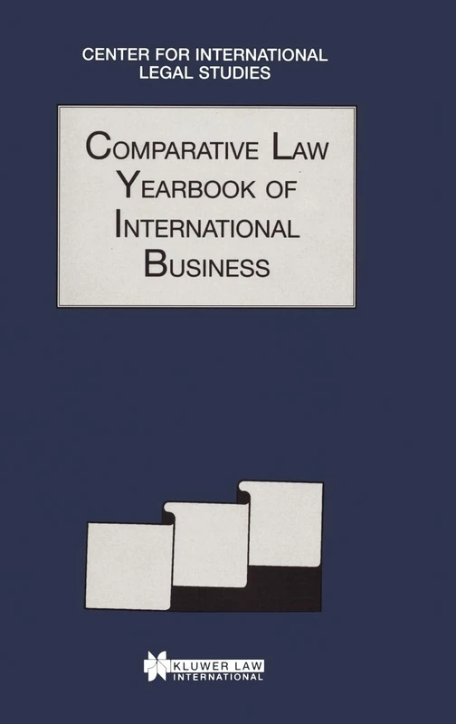 Comparative Law Yearbook Of International Business 1996: 18 (Comparative Law Yearbook Series Set)