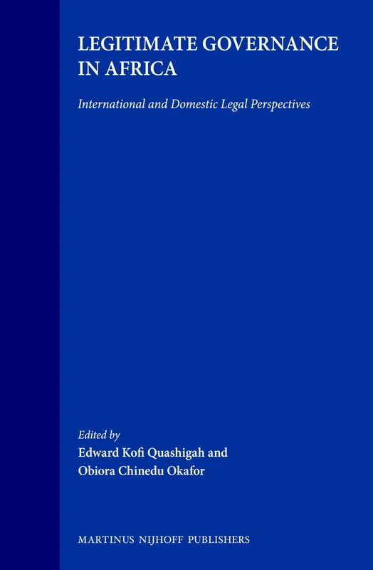 Brill Legitimate Governance in Africa - Legal Perspectives