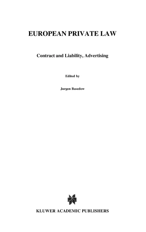 European Private Law, Sources, II: 2