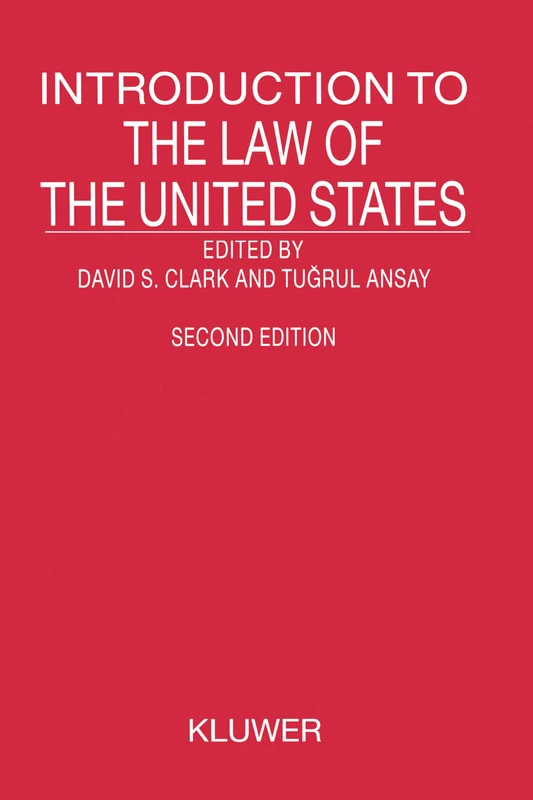 Introduction to the Law of the United States (Introduction to the Laws of Series)
