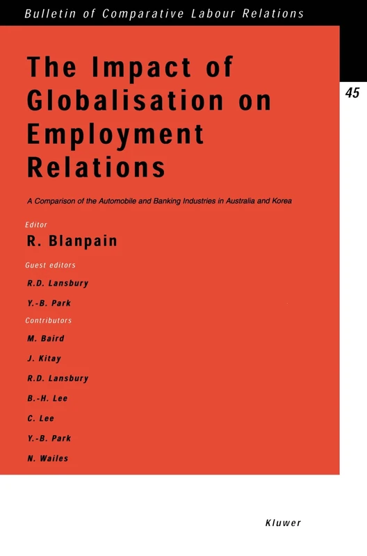 Springer - Globalisation and Employment Relations Book