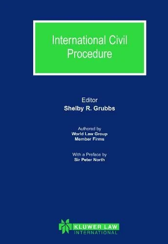International Civil Procedure (World Law Group Series)