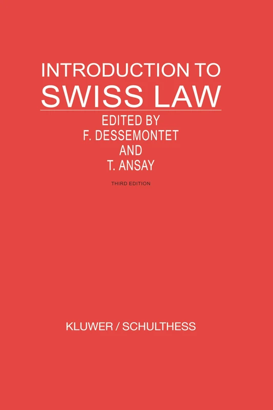 Introduction to Swiss Law (Introduction to the Laws of Series)