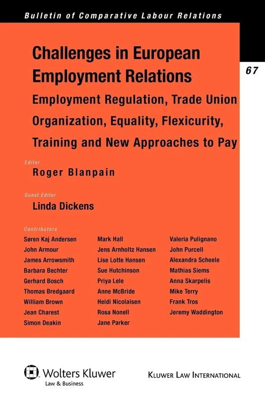 Kluwer Law Challenges in European Employment Relations Book