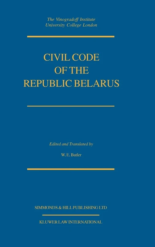 Civil Code Of The Republic Belarus