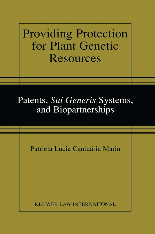 Springer - Plant Genetic Resources: Patents and Biopartnerships