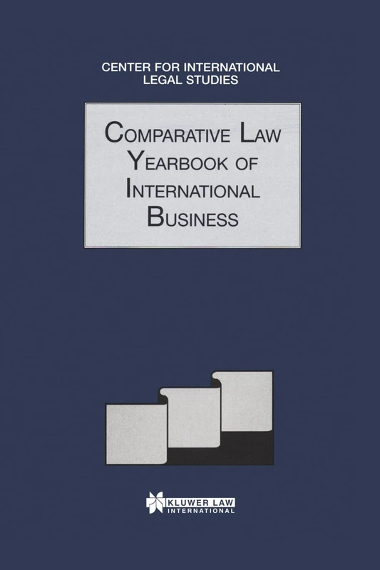 Comparative Law Yearbook of International Business: v. 20, 1998 (Comparative Law Yearbook) (Comparative Law Yearbook Series Set)
