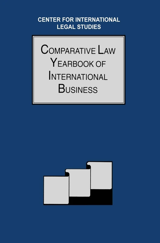 Comparative Law Yearbook of International Business: 2000: 22 (Comparative Law Yearbook Series Set)