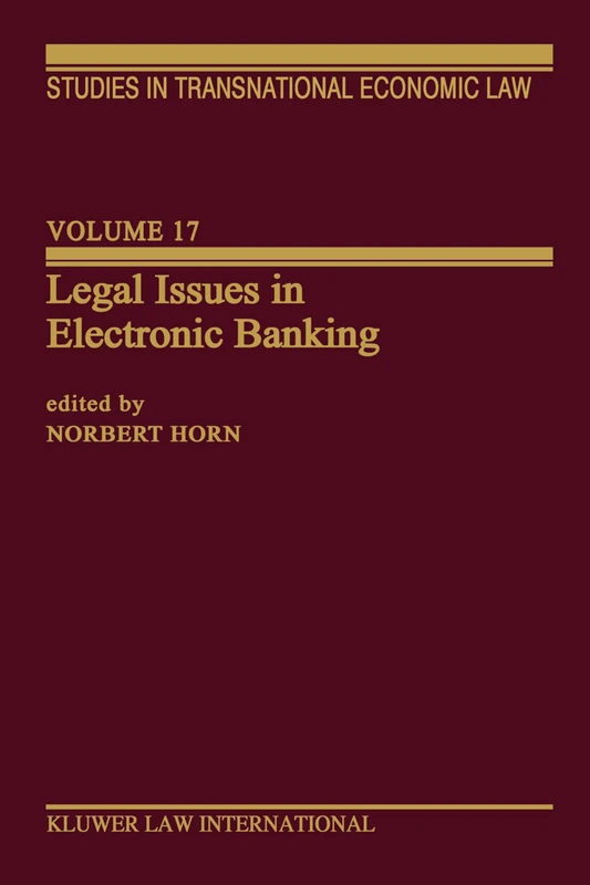 Springer - Legal Issues in Electronic Banking Book