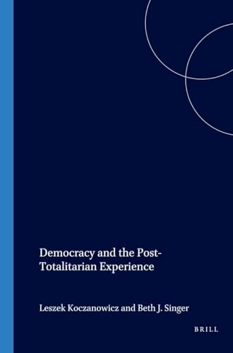 Democracy and the Post-Totalitarian Experience: 167 (Studies in Pragmatism and Values, 167) - Image 1