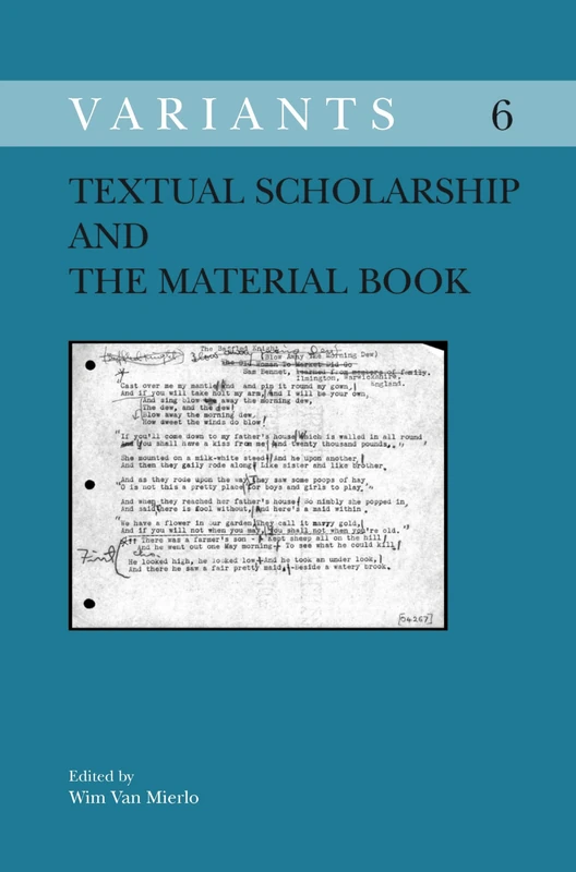 Textual Scholarship and the Material Book: 6 (Variants, 6)
