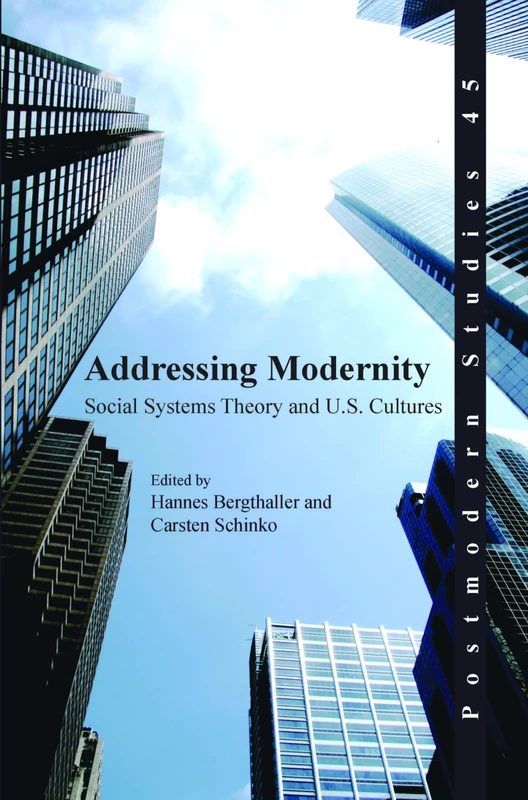 Addressing Modernity: Social Systems Theory and U.S. Cultures: 45 (Postmodern Studies, 45)