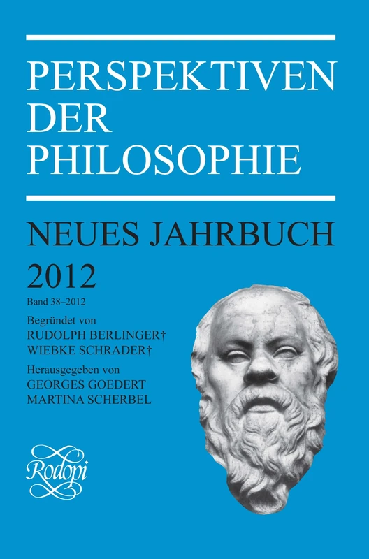 Perspektiven der Philosophie: Neues Jahrbuch. Band 38 – 2012