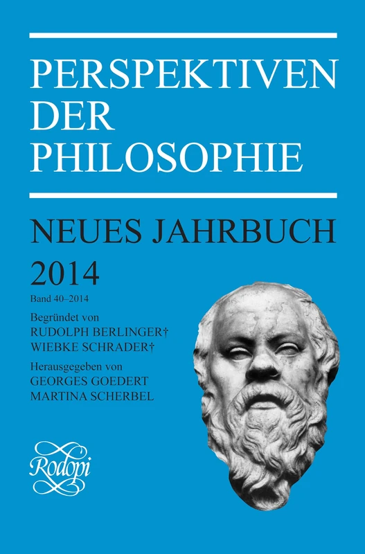 Perspektiven der Philosophie: Neues Jahrbuch. Band 40 – 2014