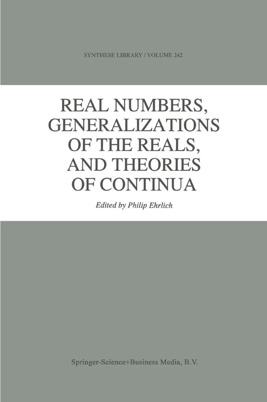 Springer Real Numbers and Theories of Continua - Synthese 242