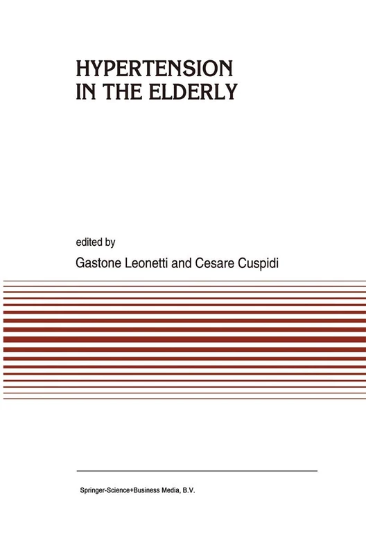Hypertension in the Elderly: 157 (Developments in Cardiovascular Medicine, 157)