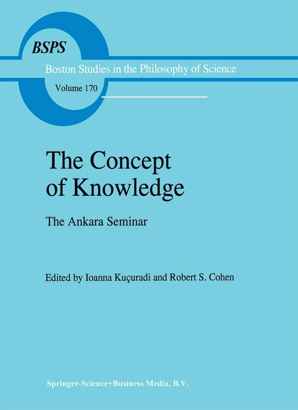 Springer - The Concept of Knowledge: The Ankara Seminar 170