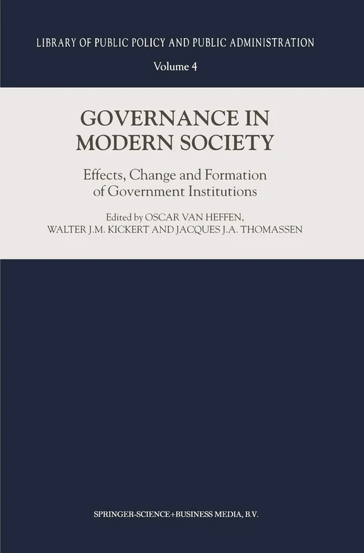 Springer Governance in Modern Society - Public Administration 4