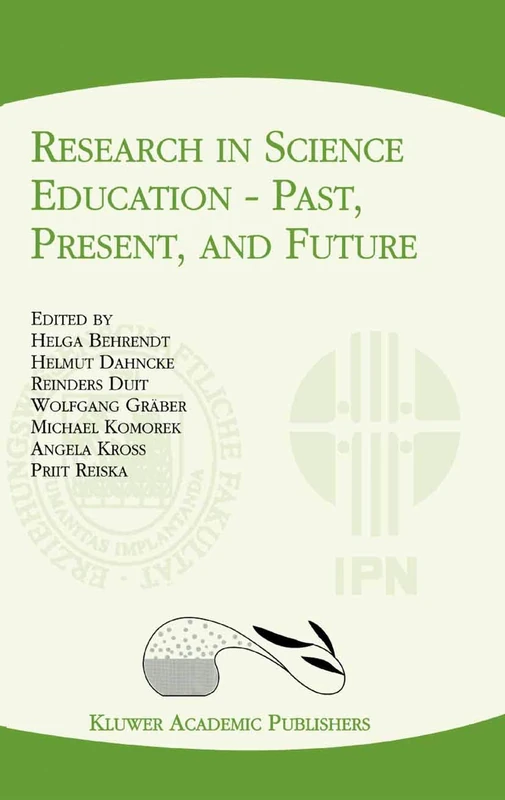 Research in Science Education ― Past, Present, and Future