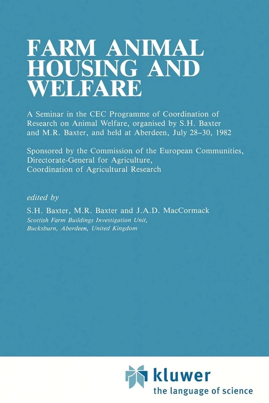 Farm Animal Housing and Welfare: 24 (Current Topics in Veterinary Medicine, 24)