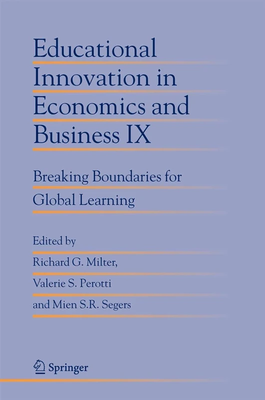 Educational Innovation in Economics and Business IX: Breaking Boundaries for Global Learning: 9