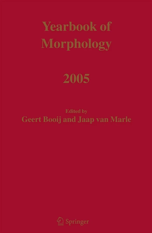 Yearbook of Morphology 2005