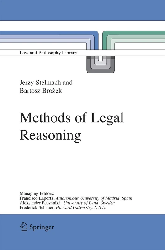 Springer Methods of Legal Reasoning - Law and Philosophy Library