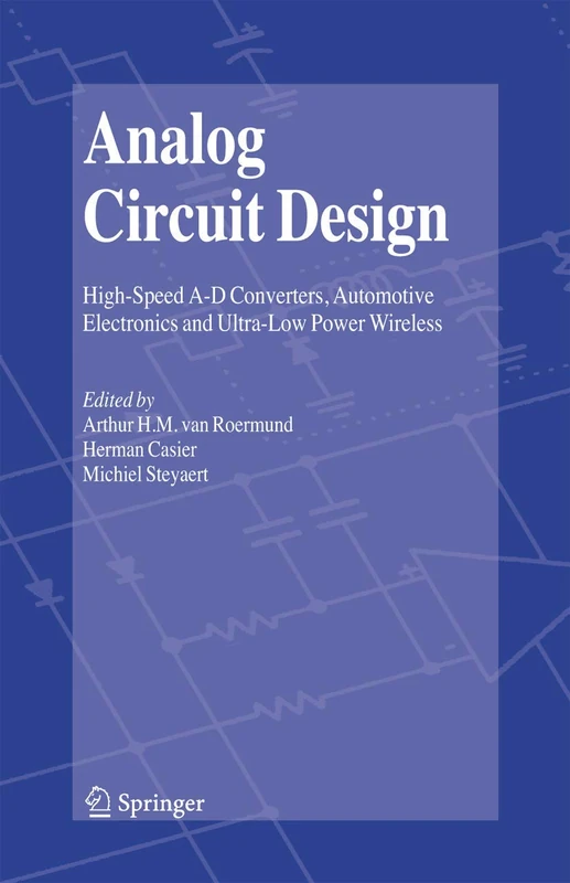 Springer Analog Circuit Design - High-Speed A-D Converters Book