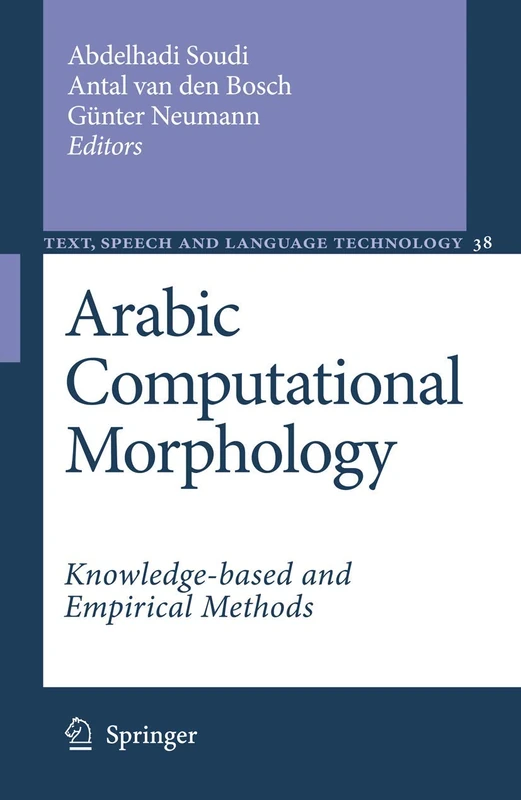 Springer Arabic Computational Morphology Book - Springer