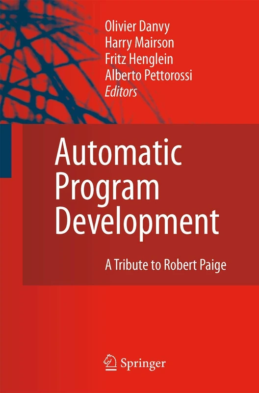 Automatic Program Development: A Tribute to Robert Paige - Image 1