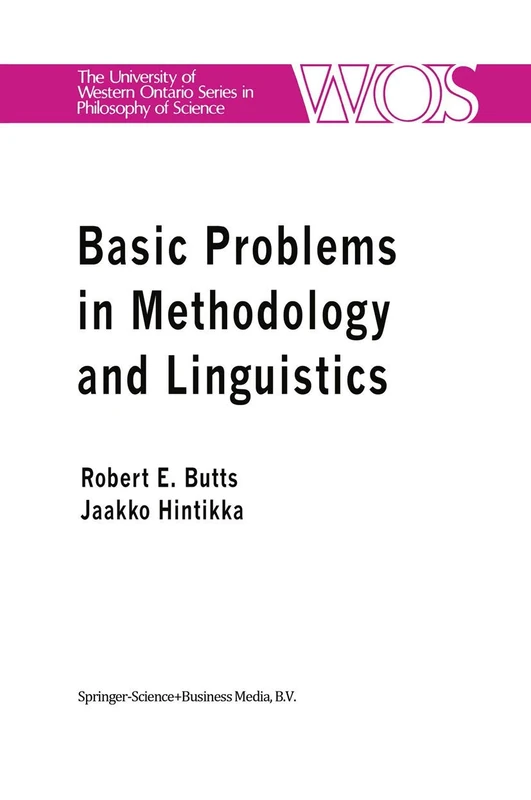 Basic Problems in Methodology and Linguistics: Part Three of the Proceedings of the Fifth International Congress of Logic, Methodology and Philosophy ... Ontario Series in Philosophy of Science, 11) - Image 1