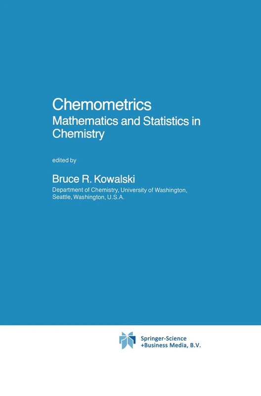 Springer Chemometrics: Mathematics and Statistics in Chemistry