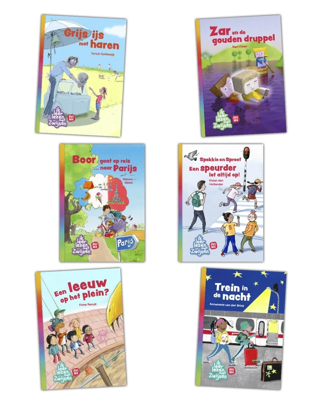 Pakket ik leer lezen met Zwijsen AVI M4 (6 titels) - Image 1