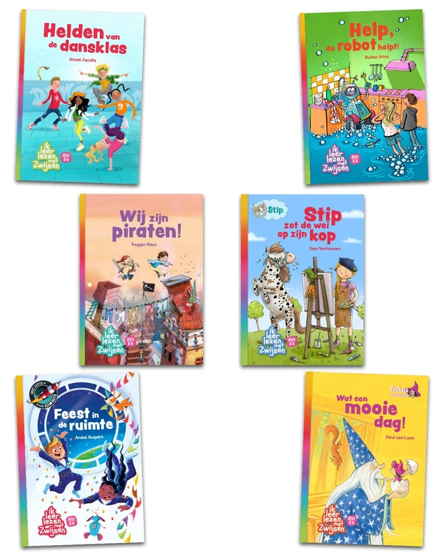 Pakket ik leer lezen met Zwijsen AVI E4 (6 titels)