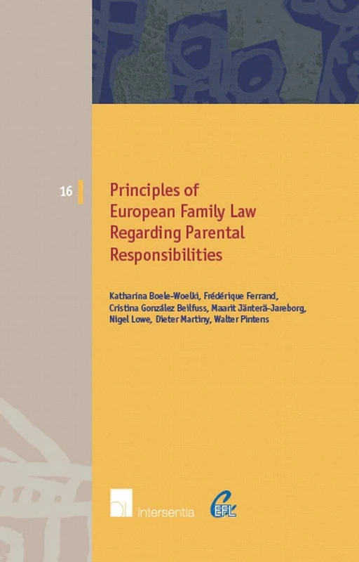 Principles of European Family Law Regarding Parental Responsibilities: 16 - Image 1