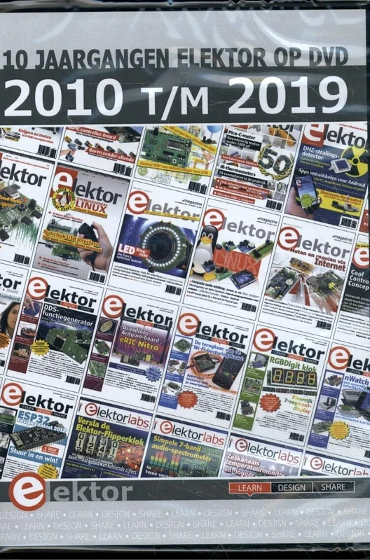 DVD Elektor 2010 t/m 2019: 10 Jaargangen Elektor op DVD - Image 1