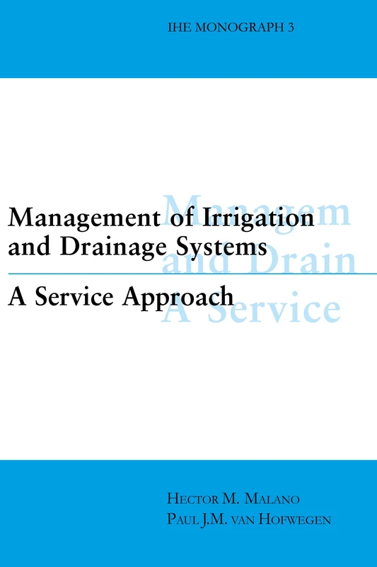 CRC Press - Management of Irrigation and Drainage Systems