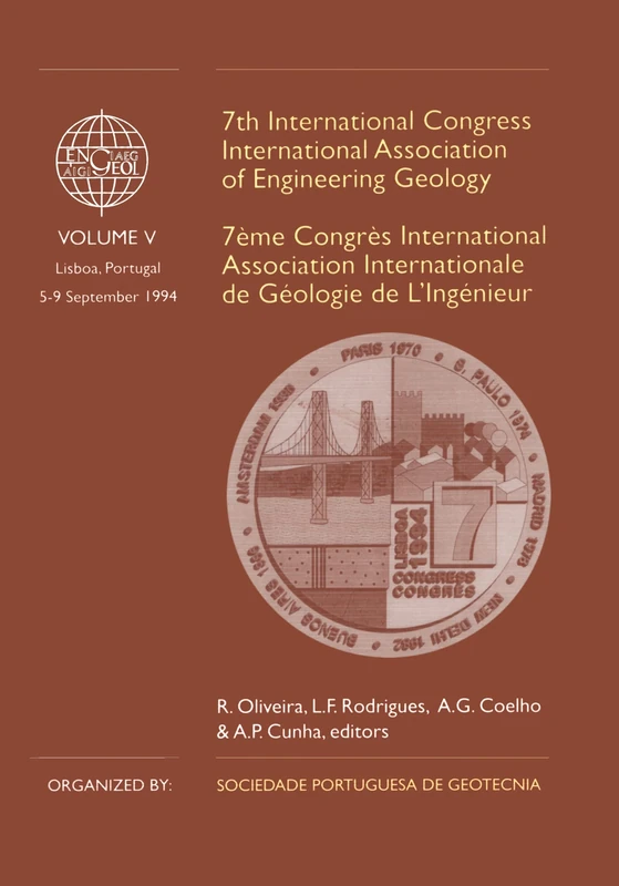 7th International Congress International Association of Engineering Geology, volume 5: Proceedings / Comptes-rendus, Lisboa, Portugal, 5-9 September 1994, 6 volumes