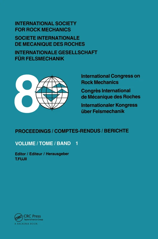 Rock Mechanics 8th Intl V1: 1