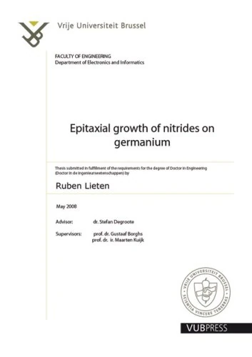 Epitaxial Growth of Nitrides on Germanium - Image 1