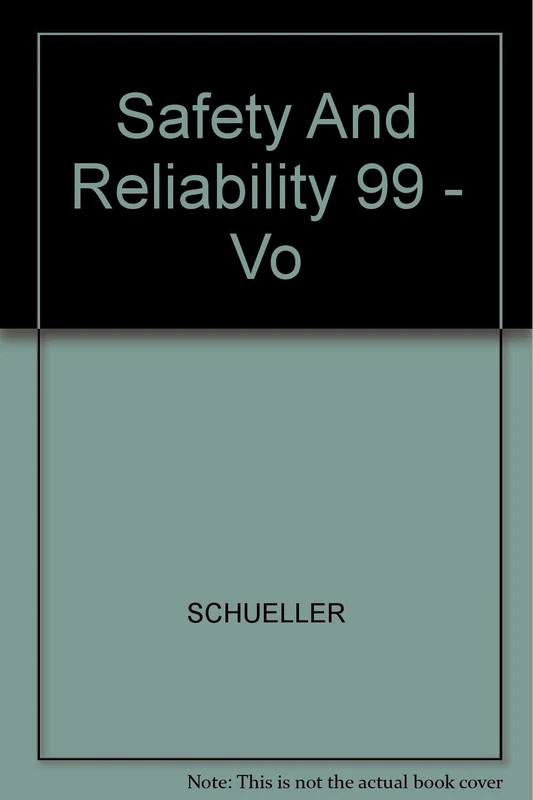 Safety And Reliability 99 - Vo - Image 1