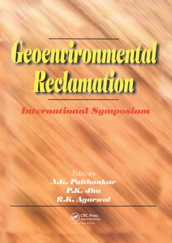 CRC Press Geoenvironmental Reclamation - International Symposium