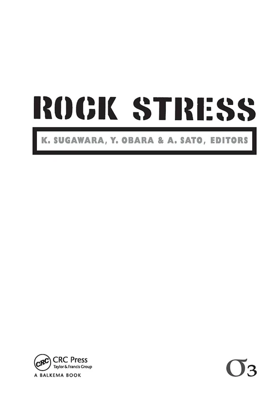 Rock Stress '03: Proceedings of the Third International Symposium on Rock Stress, Kumamoto, Japan, 4-6 November 2003