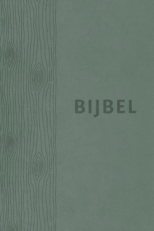 Bijbel (HSV) - groen leer met duimgrepen: Herziene Statenvertaling | 12x18 cm | met koker