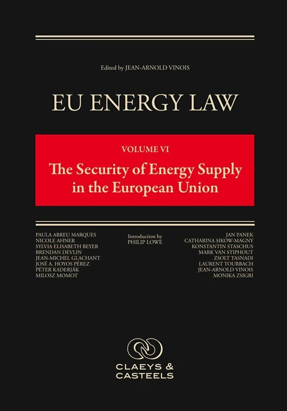 EU Energy Law Volume VI: The Security of Energy Supply in the European Union: 6 (EU Energy Law series)