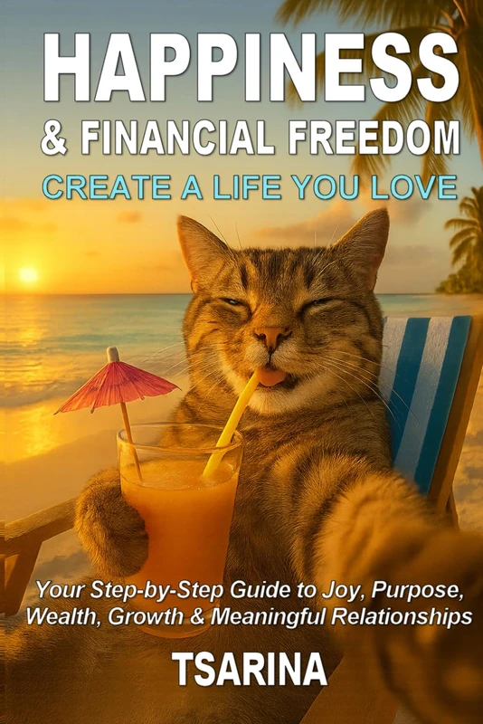 HAPPINESS & FINANCIAL FREEDOM. Create a Life You Love.: Your Step-by-Step Guide to Joy, Purpose, Wealth, Growth, and Meaningful Relationships.