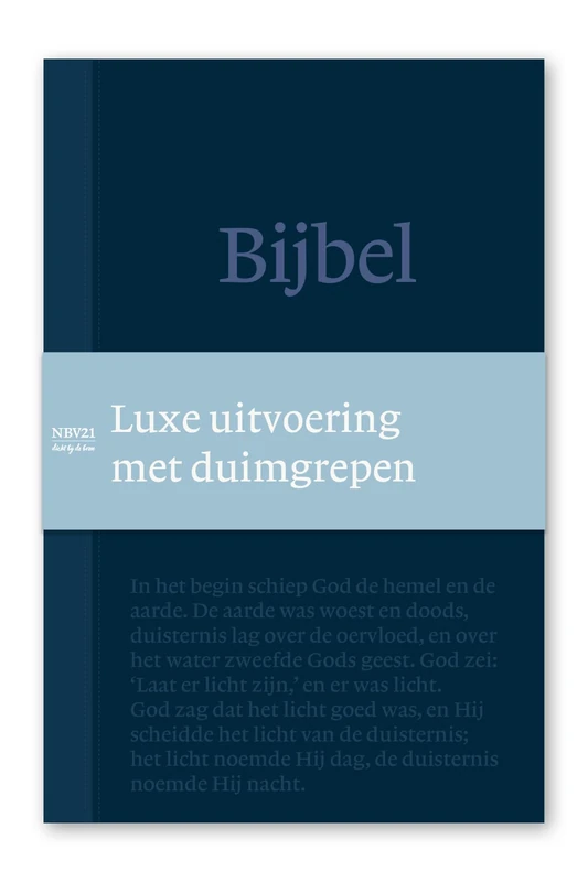 NBV21 Standaardeditie Deluxe: met duimgrepen in soepele band, in foedraal