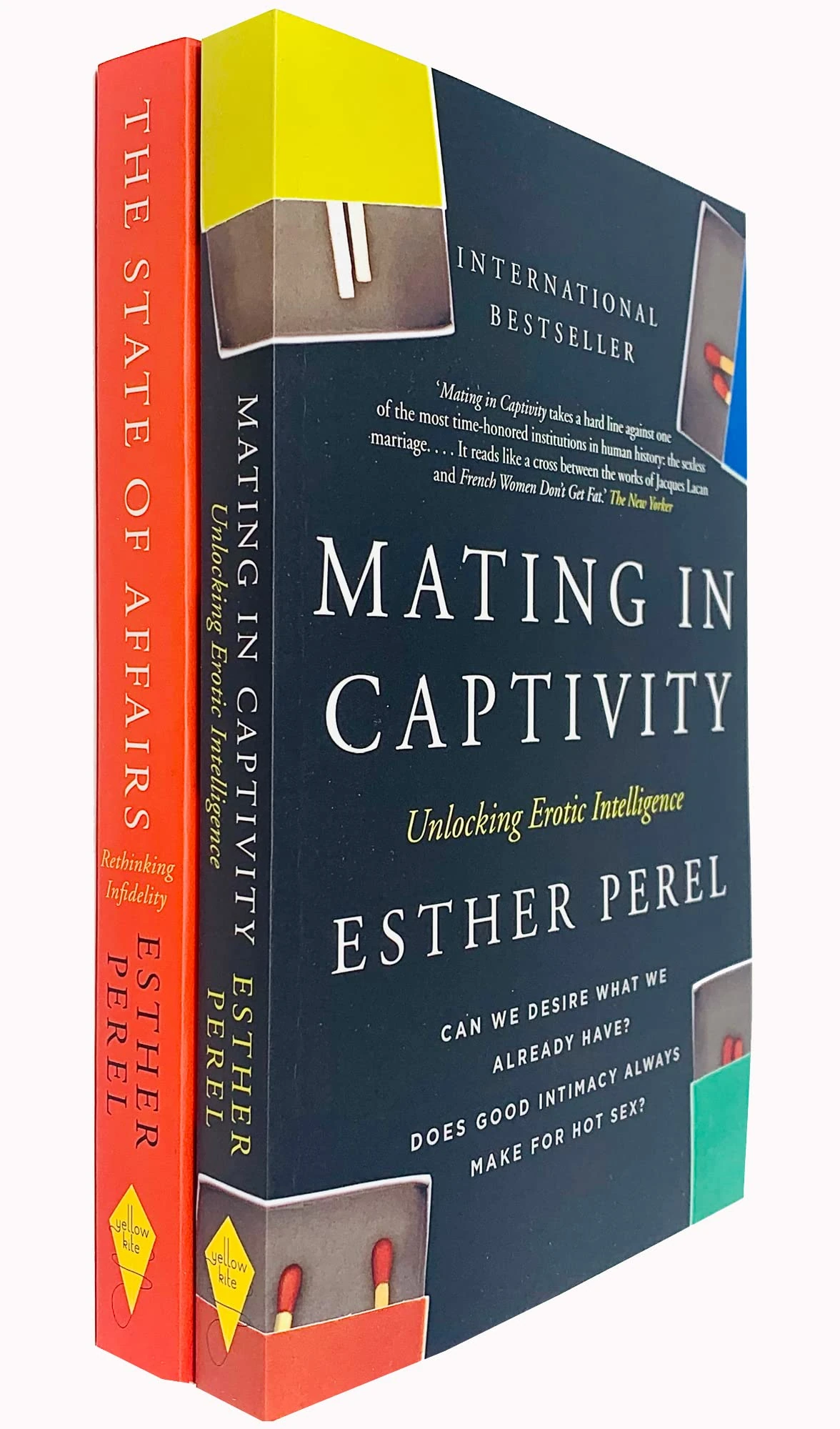 Esther Perel 2 Books Collectin Set ( Mating in Captivity ,The State Of Affairs: Rethinking Infidelity )